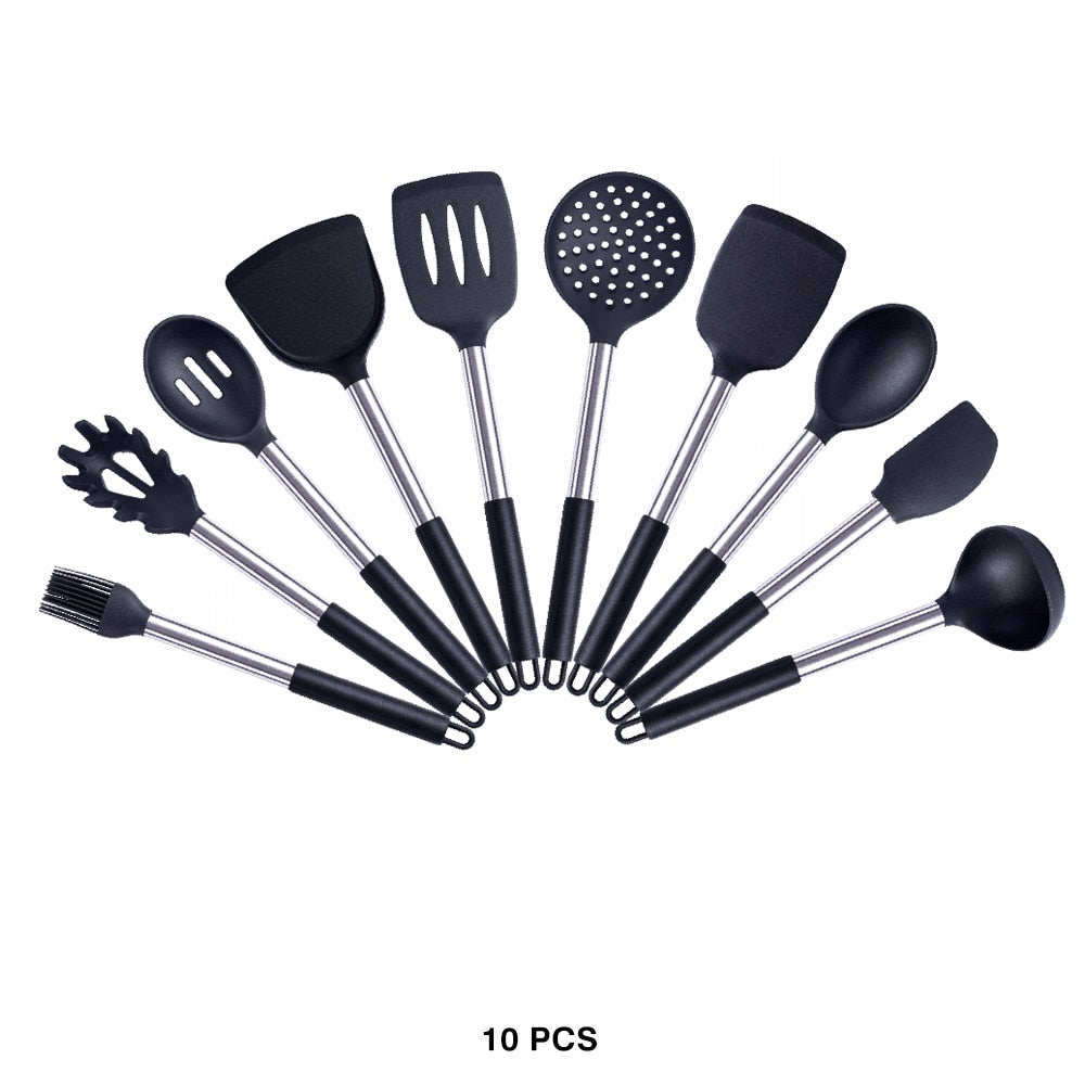 Silicone Utensils Set Kitchen Accessories