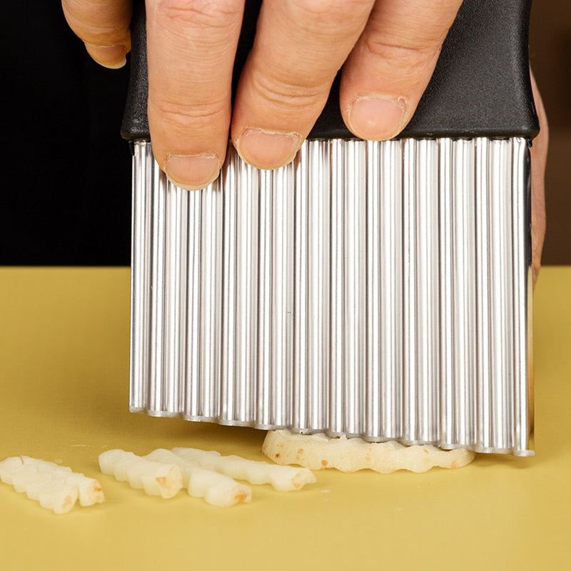 Stainless Steel Potato Chip Slicer Dough Chopping tool Slicer