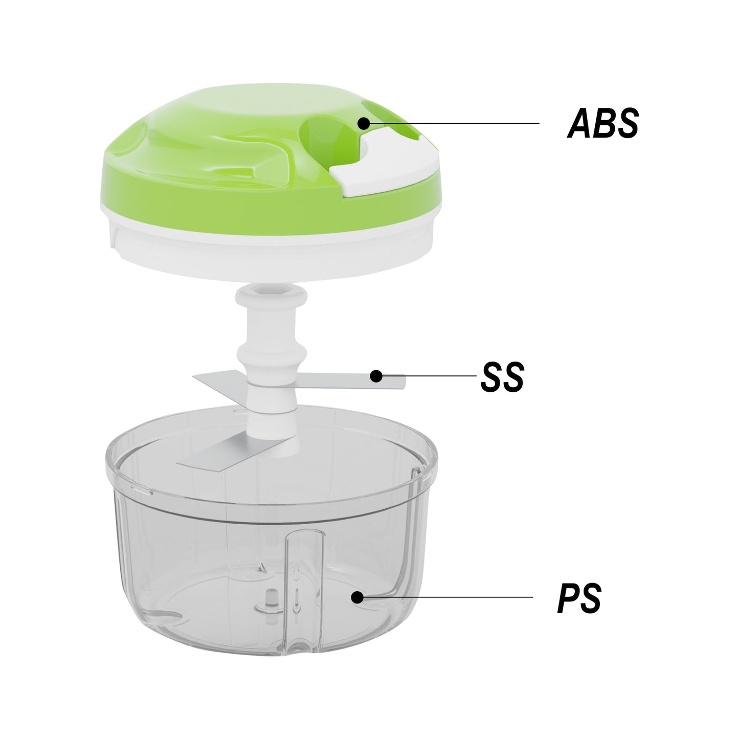 Manual Food Processor Shredder Meat Chopper