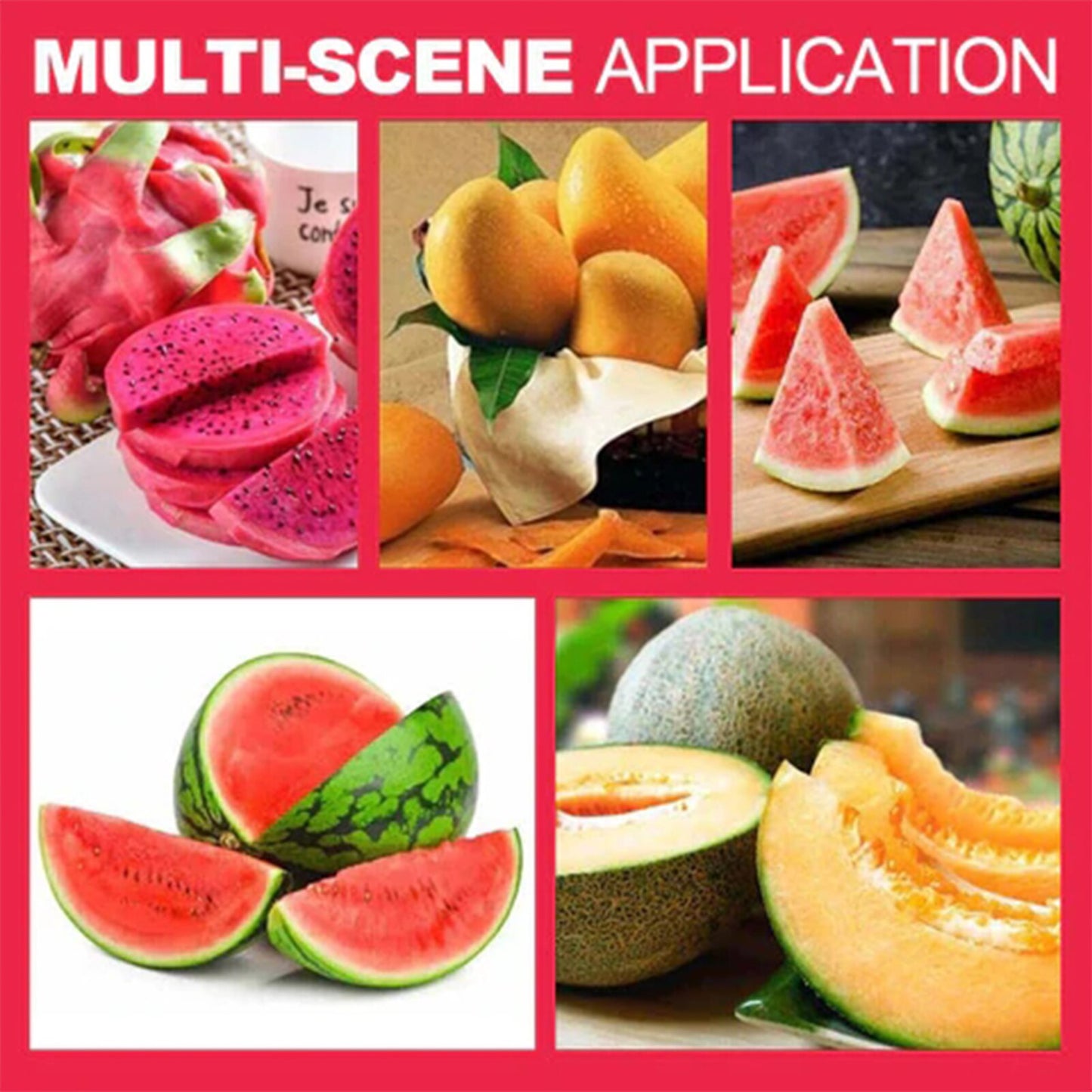 Manual Watermelon Cutter Slicer Fruit Ball Spoon