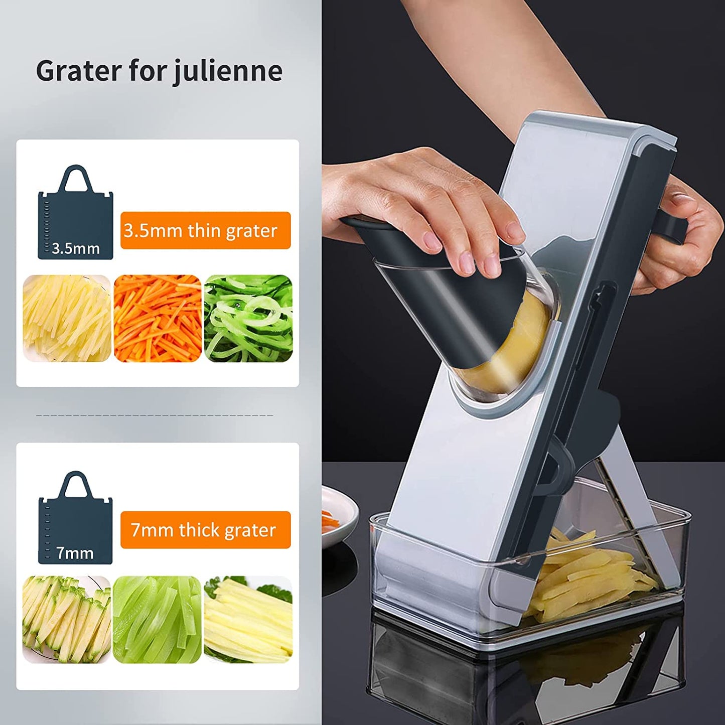 Kitchen Accessories Basket Household Vegetable Slicer