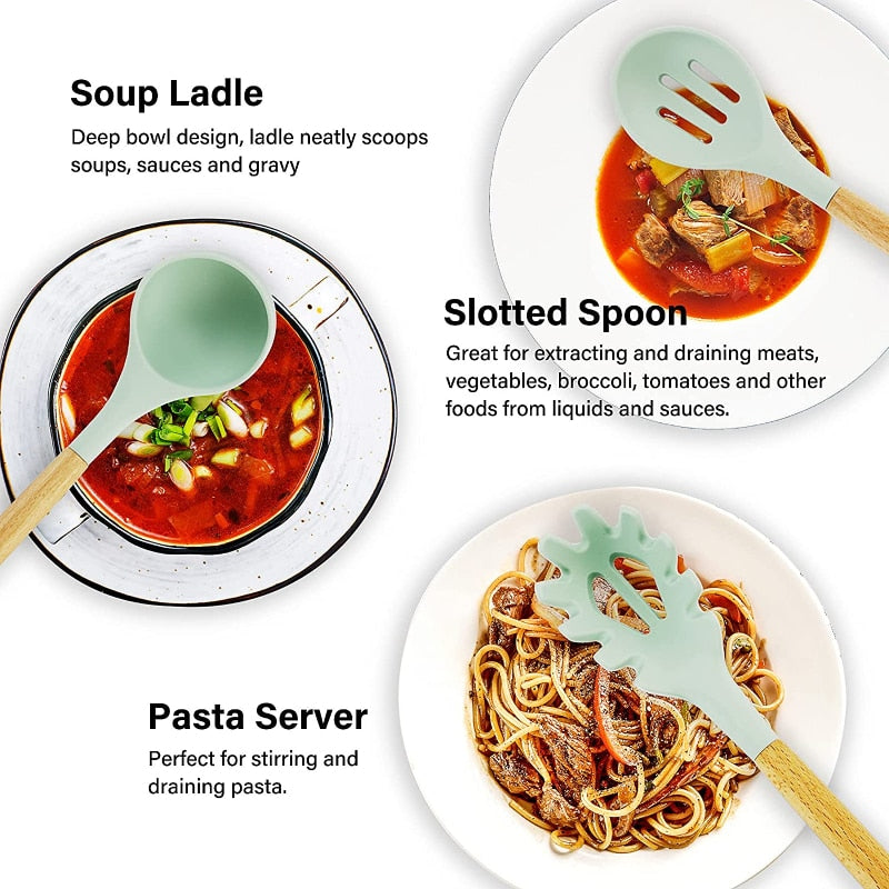 Silicone Kitchenware Cooking Utensils