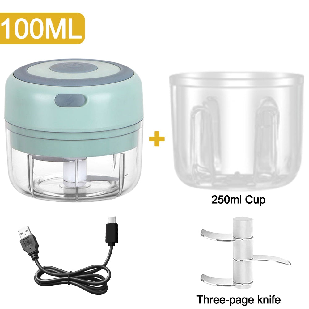 Mini Electric Garlic Chopper USB Charging