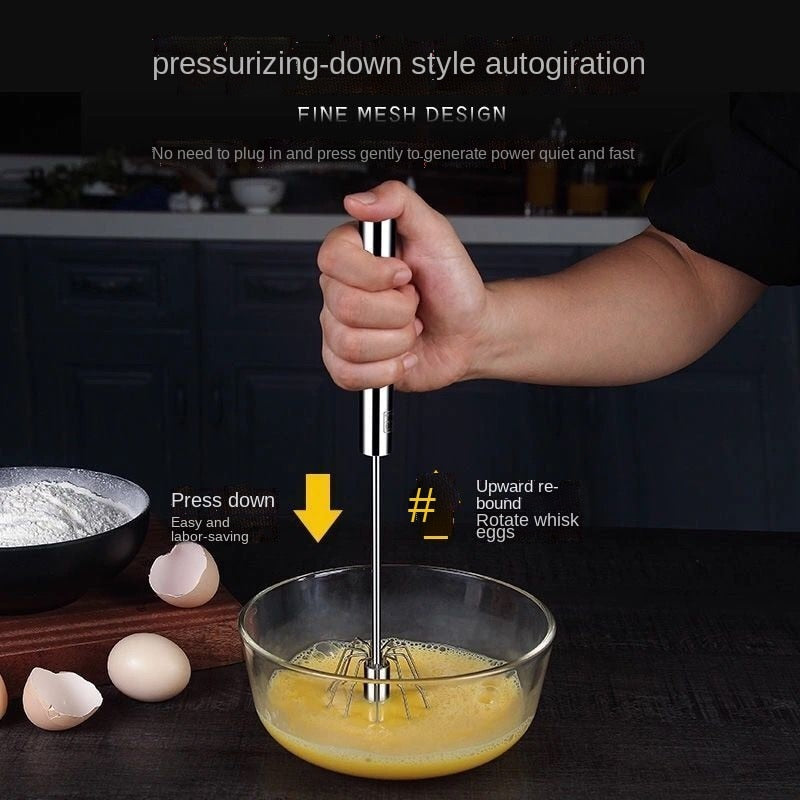 30cm Semi-automatic Mixer Egg Beater Manual