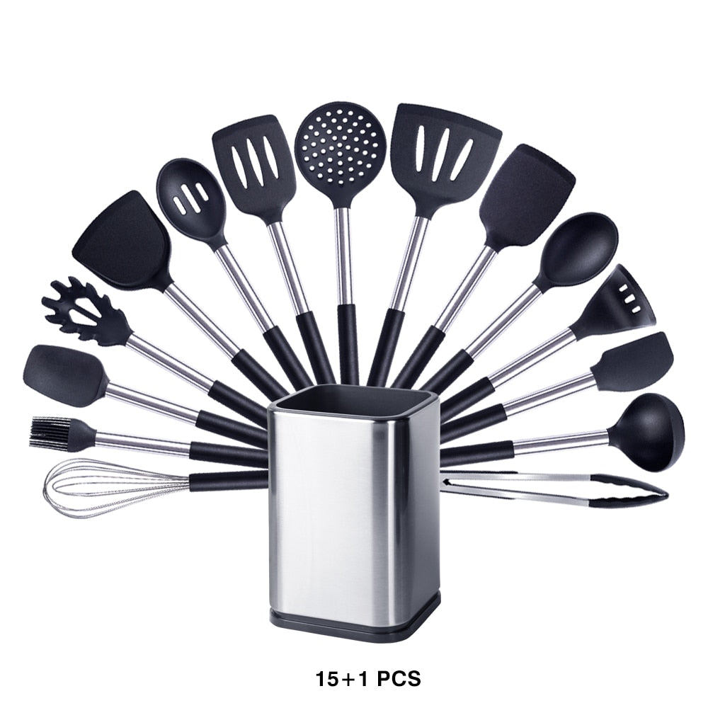 Silicone Utensils Set Kitchen Accessories