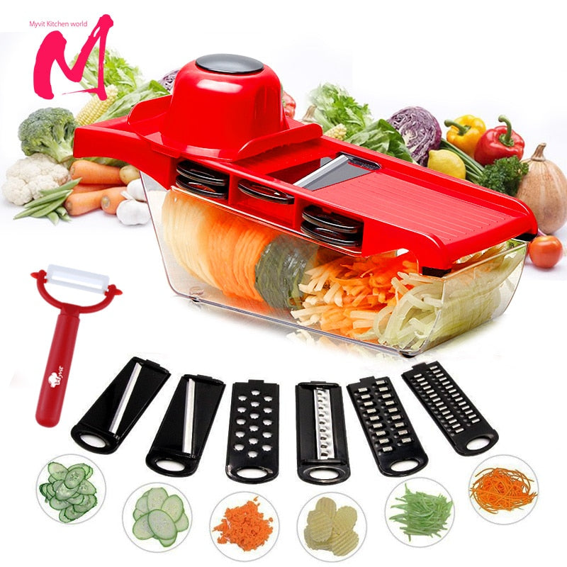Myvit Vegetable Cutter with Steel Blade Slicer