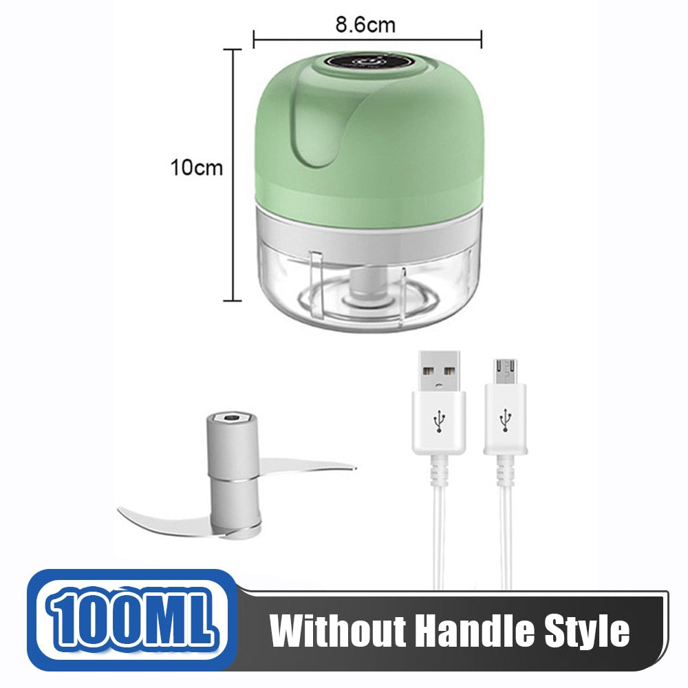 Vegetable Cutter Set 4 In 1 Handheld Electric