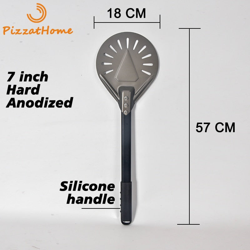 Perforated Turning Peel Pizza Shovel