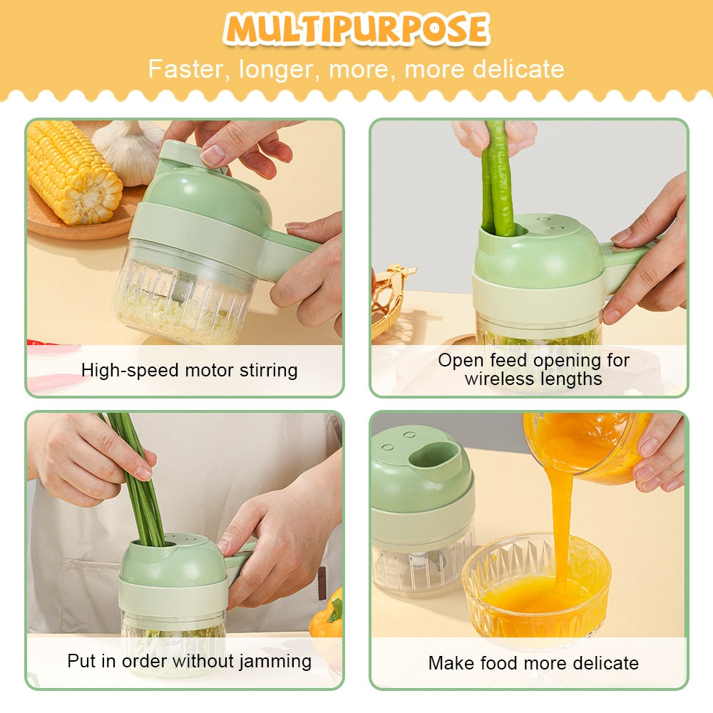 4 In1 Multifunctional Electric Chopper