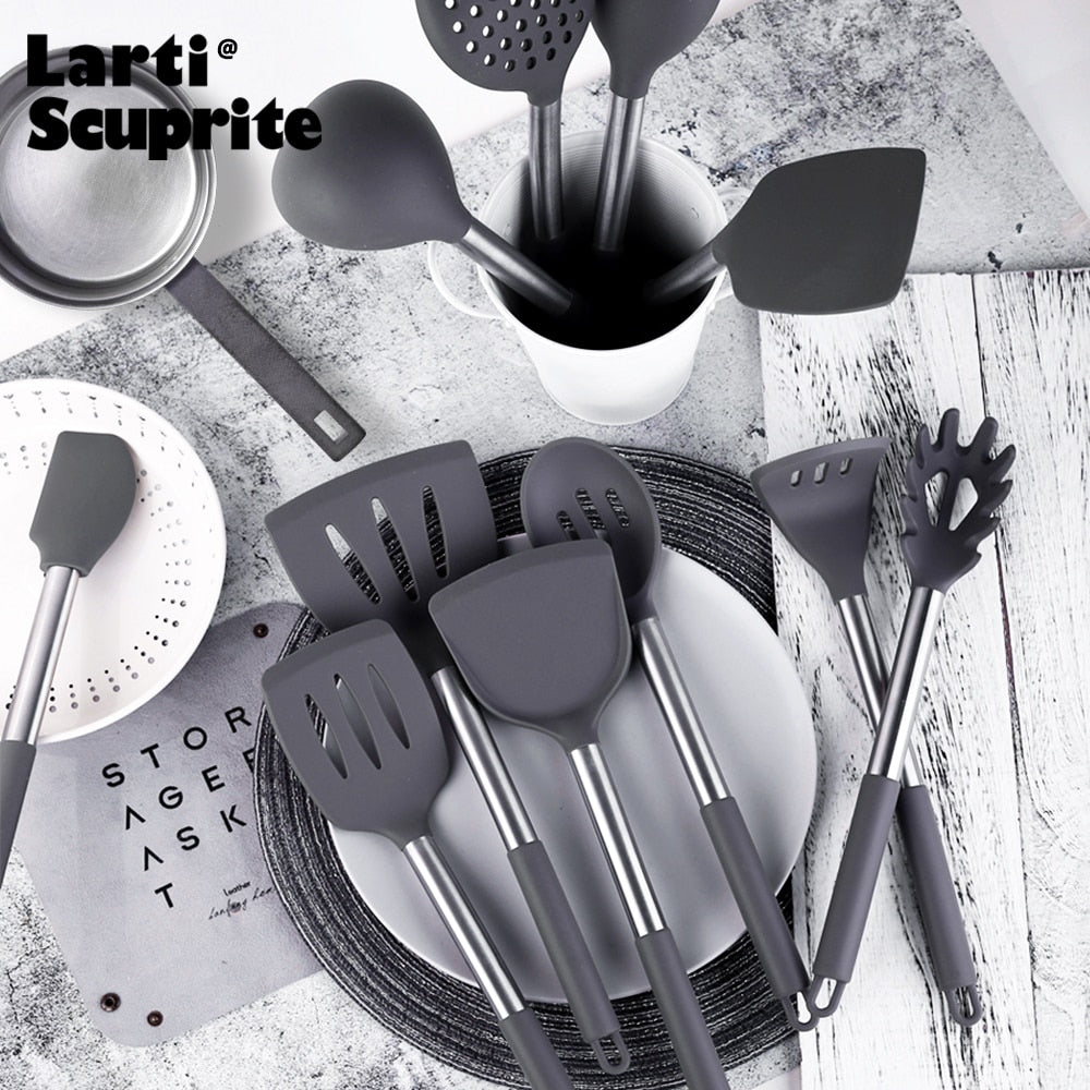 Silicone Utensils Set Kitchen Accessories