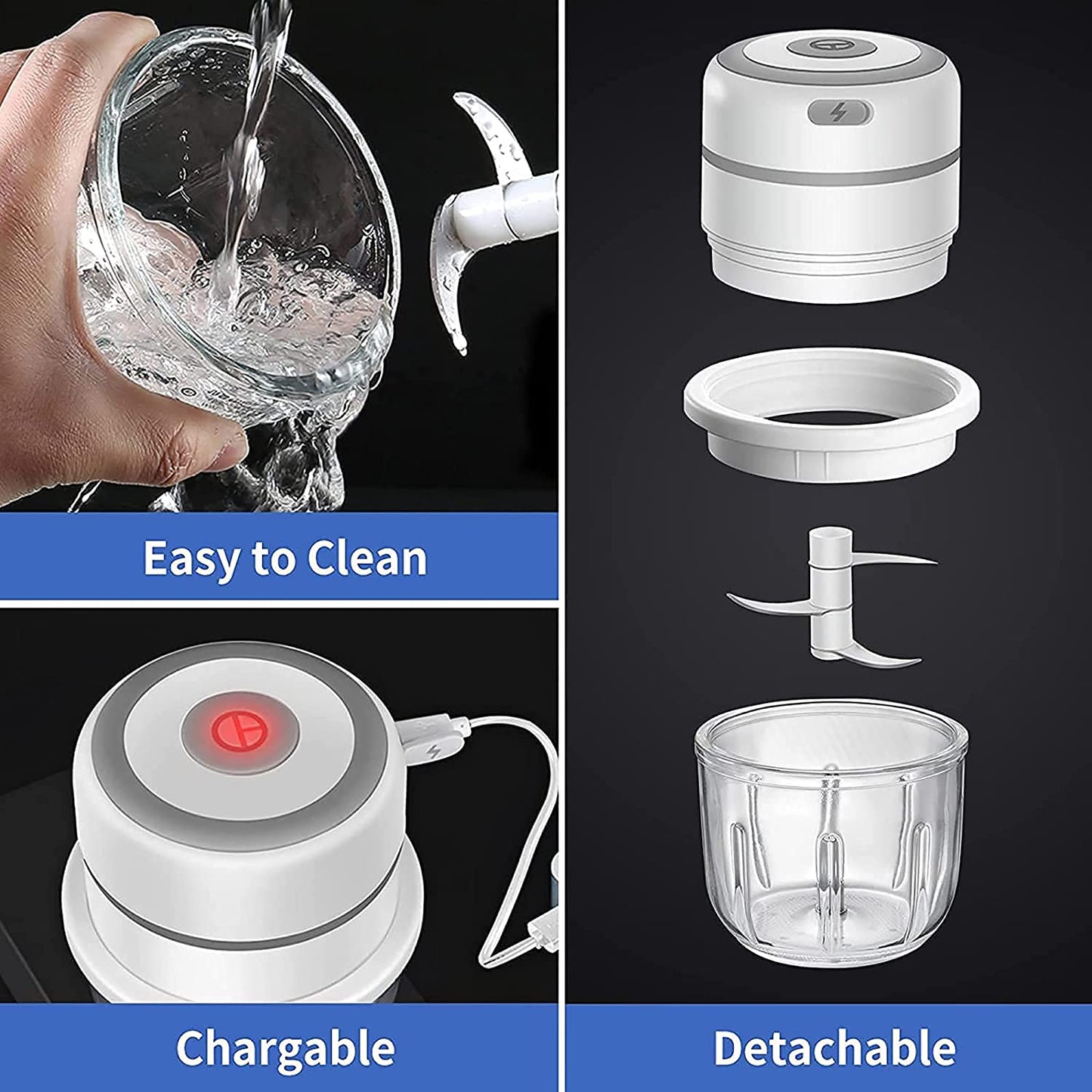 Electric Mini Food Chopper Presses