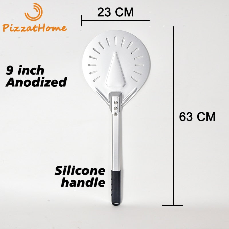 Perforated Turning Peel Pizza Shovel