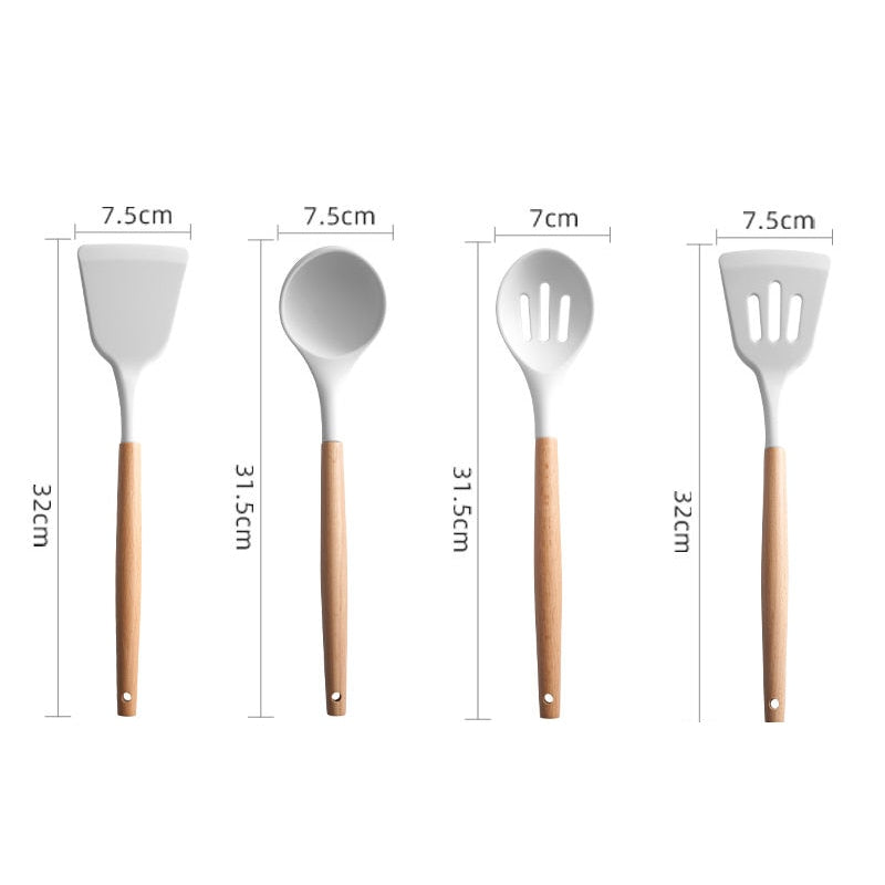 Wooden Handle Non Stick Spatula Spatula