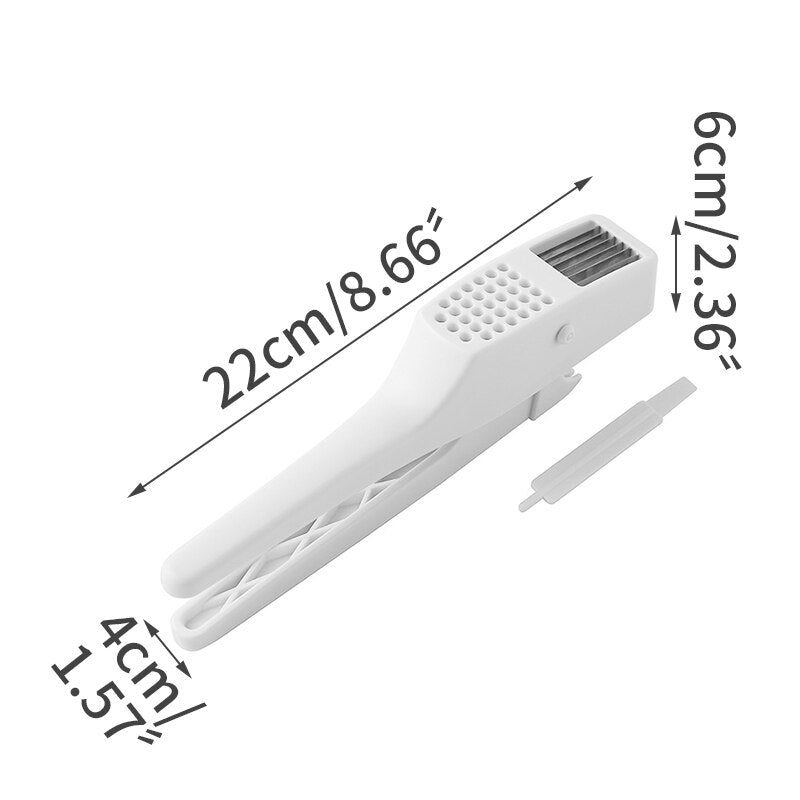 Stainless Steel Garlic Press Crusher
