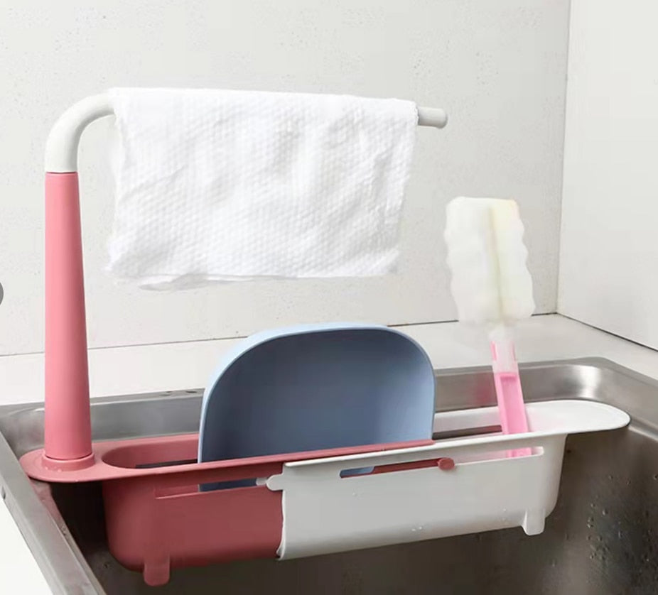 Telescopic Sink Shelf Kitchen Sinks Organizer
