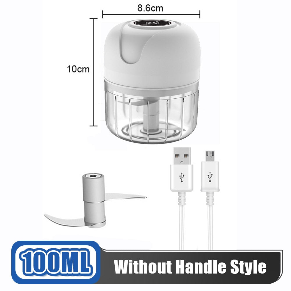 Vegetable Cutter Set 4 In 1 Handheld Electric