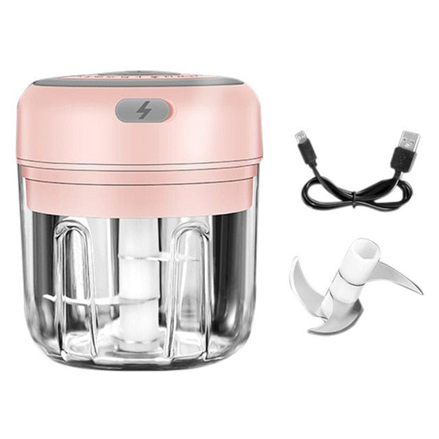 Electric Garlic Chopper Mincer Mini