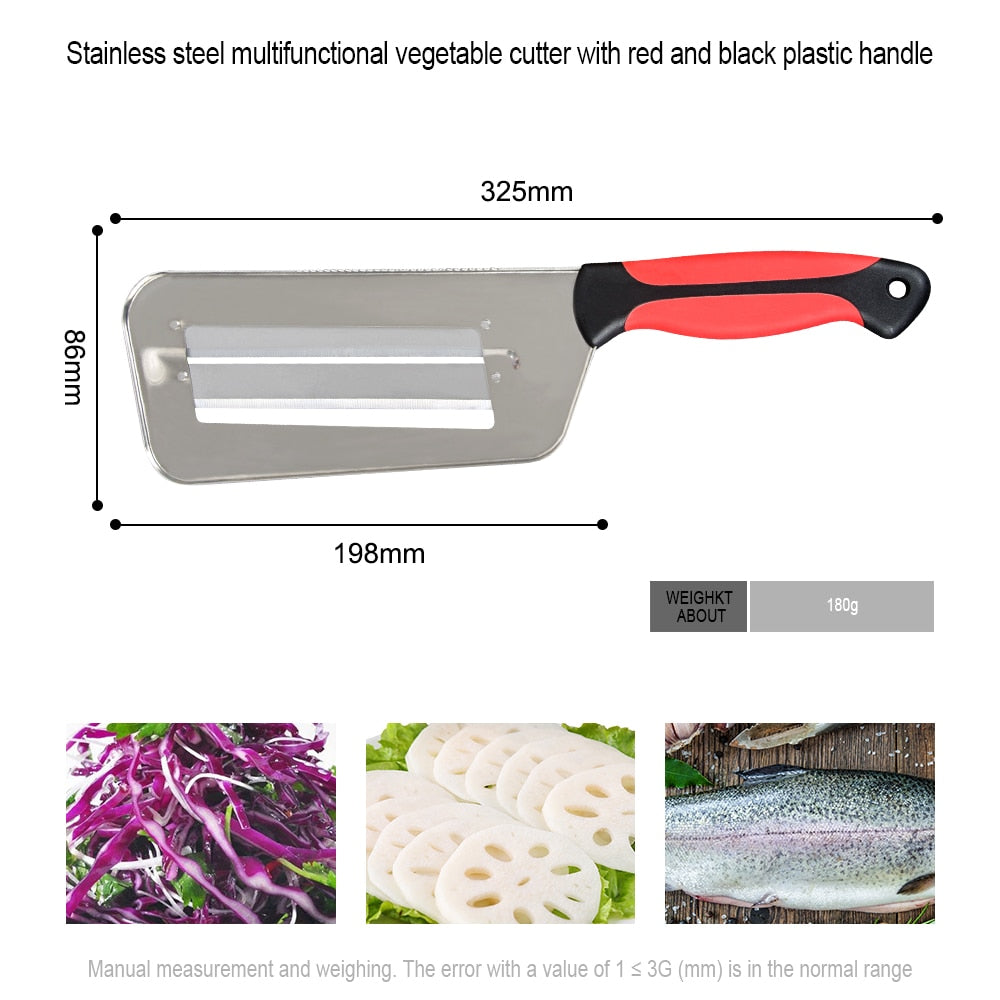 Kitchen Knife Cabbage Shredder Onion Slicer