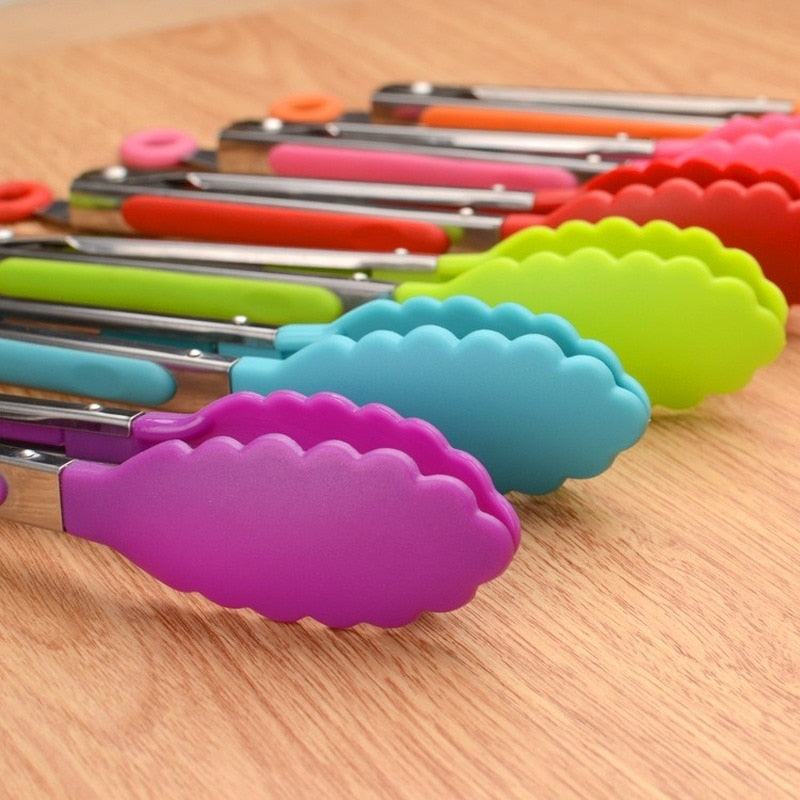 Heat-Resistant BBQ Nylon Food Tong