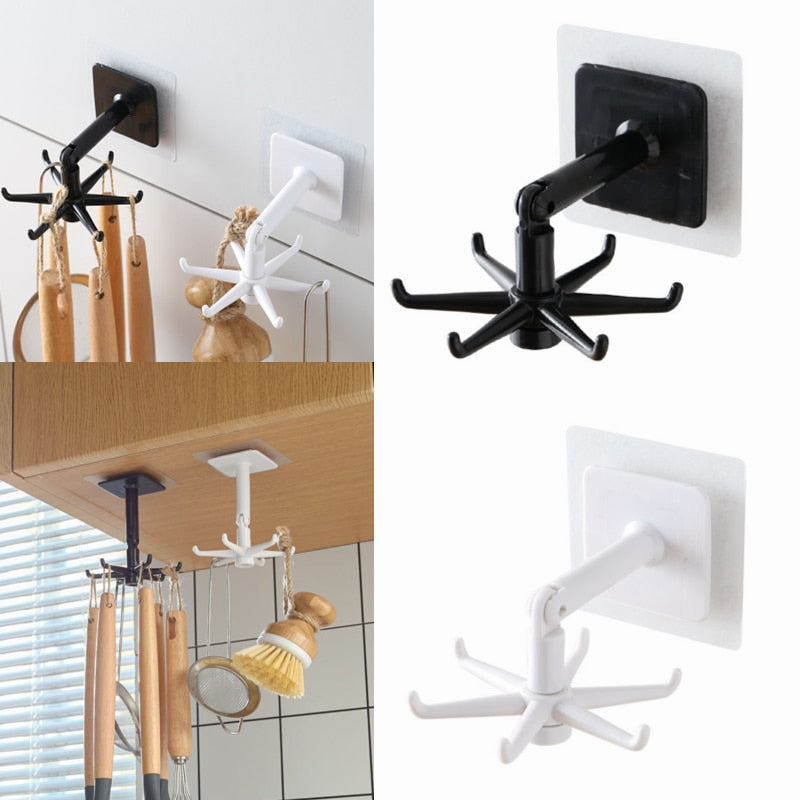 Degrees Rotatable Kitchen Hook Wall Door