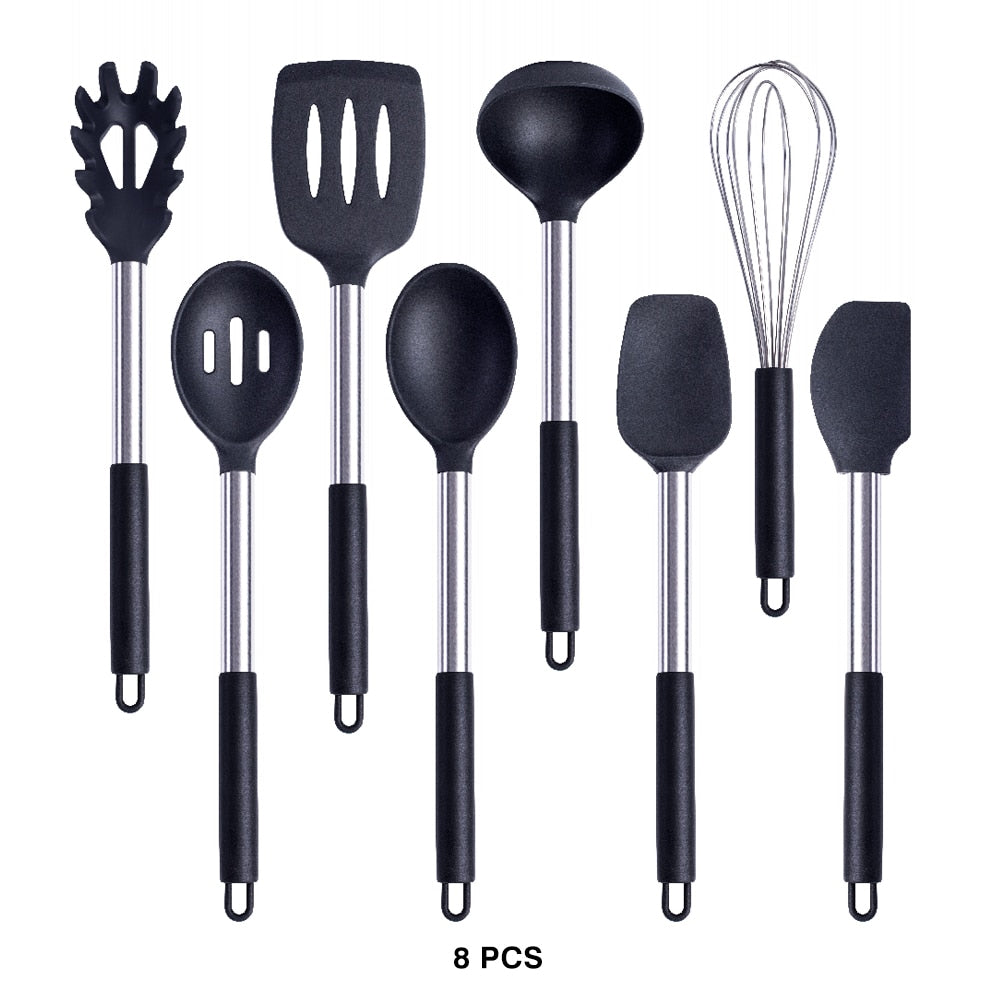 Silicone Utensils Set Kitchen Accessories