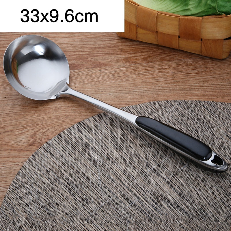 Stainless steel spatula soup spoon