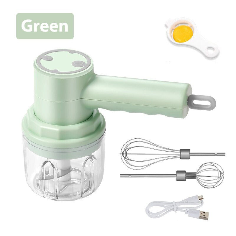 Mini Food Chopper Whisk Beater