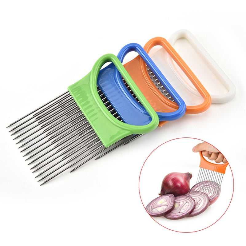 Stainless Steel Onion Needle Slicer