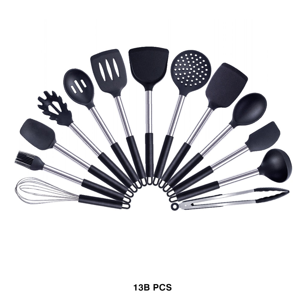 Silicone Utensils Set Kitchen Accessories