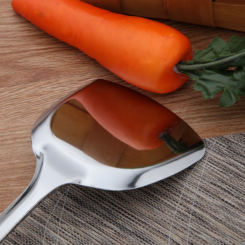 Stainless steel spatula soup spoon