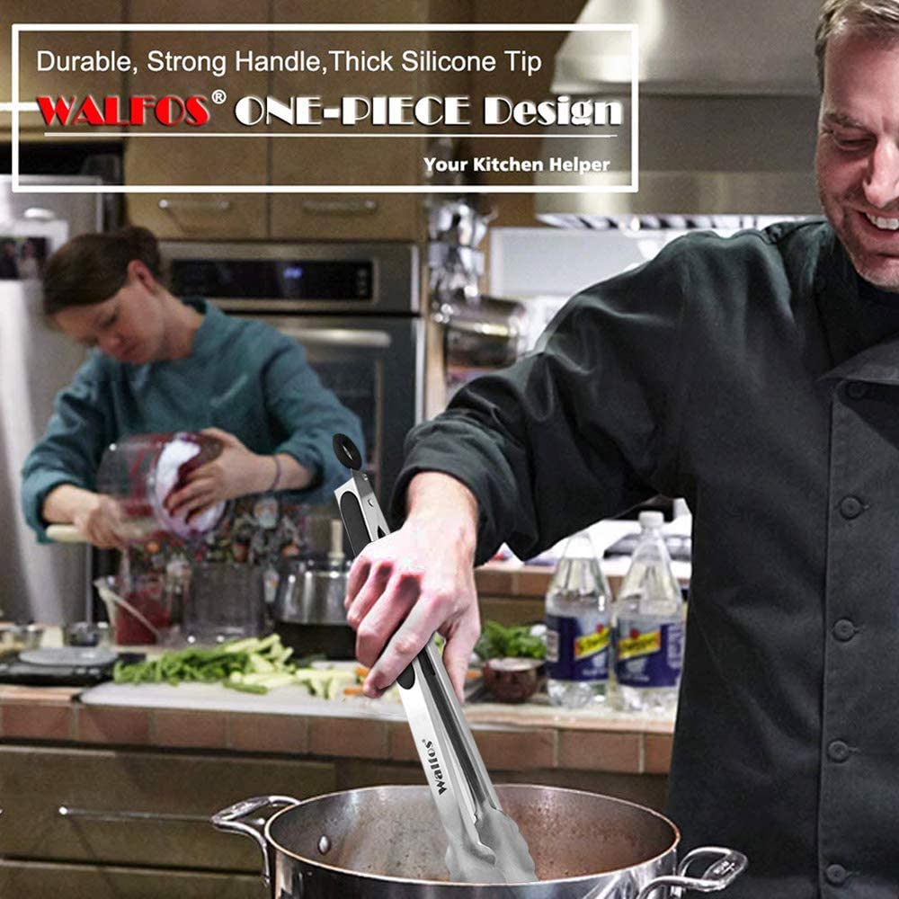 Extra Long Stainless Steel Tongs