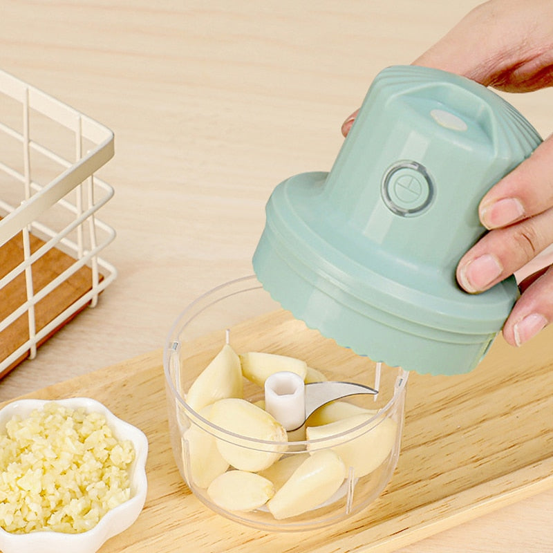 Wireless Electric Garlic Press USB