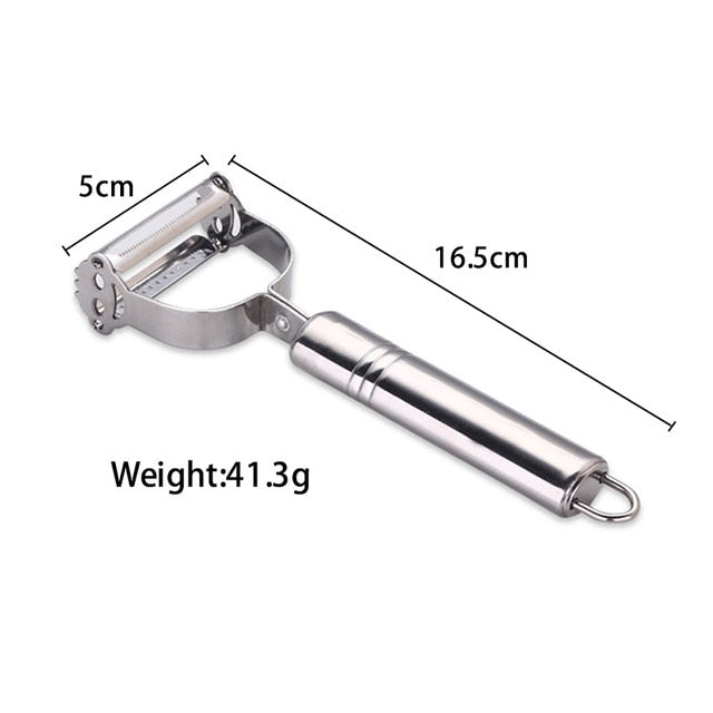 Stainless Steel Multi-function Peeler Cucumber Grater Portable Sharp