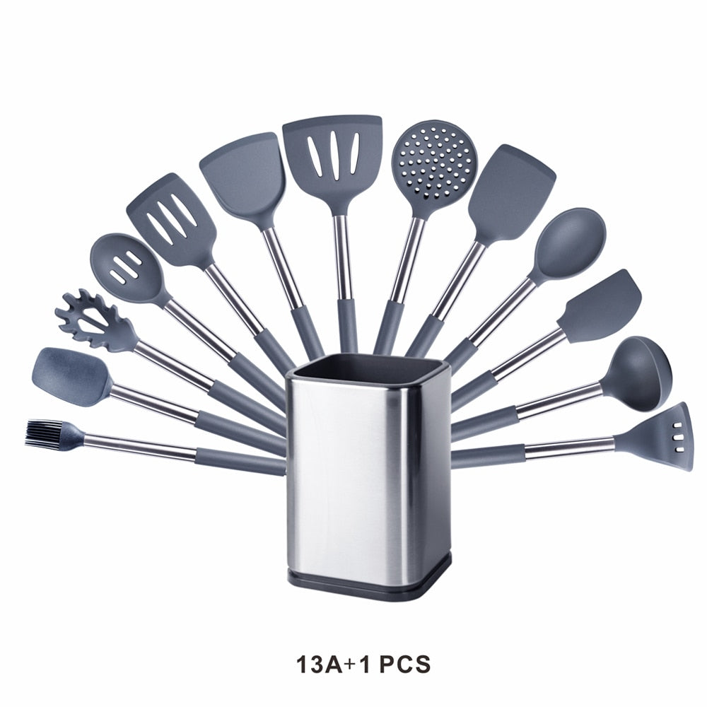 Silicone Utensils Set Kitchen Accessories