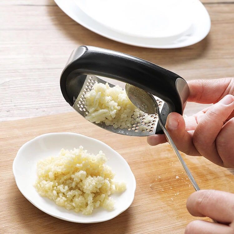 1 Piece Stainless Steel Garlic Press Manual Garlic
