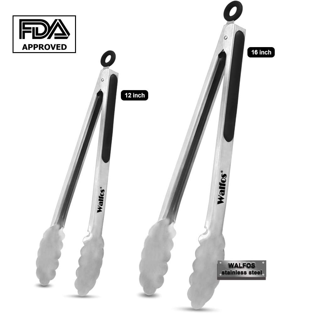 Extra Long Stainless Steel Tongs