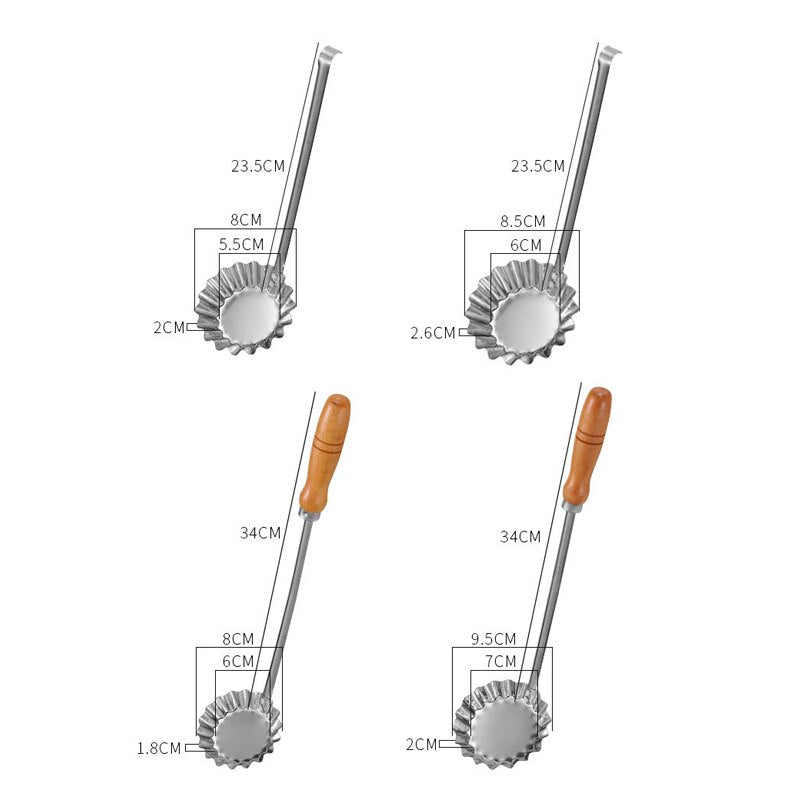 Wooden Handle Frying Spoon Non-Stick