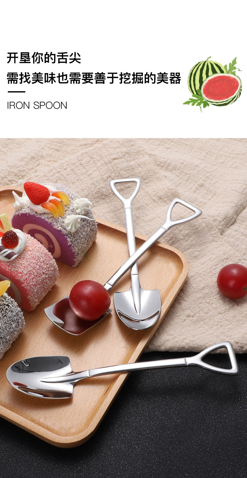 Stainless Steel Spade Spoon Kitchen
