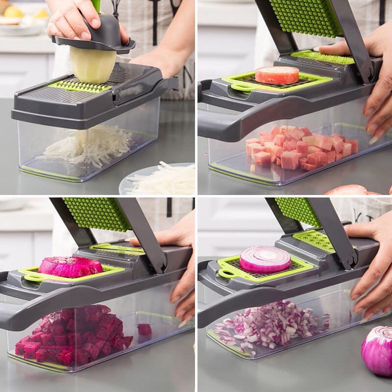 Multifunctional Vegetable Cutter Fruit Slicer Grater