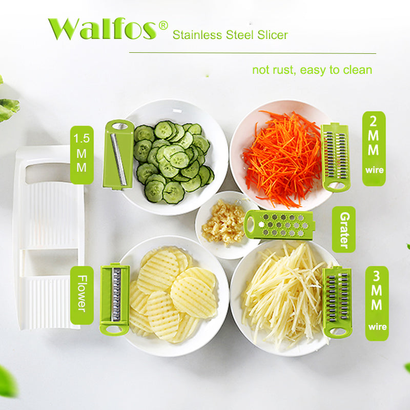 WALFOS Mandoline Peeler Grater Vegetables