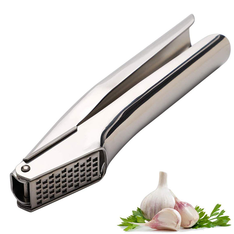 Garlic Press, 304 Stainless Steel Garlic Crusher