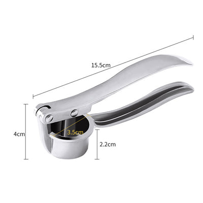 Stainless Steel Garlic Press Crusher