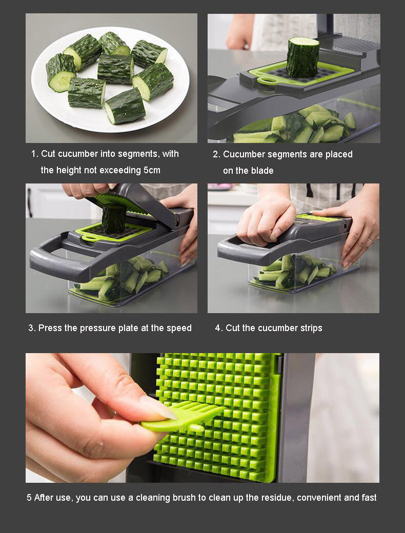 Mandoline Vegetable Cutter Vegetable Grater Slicer Chopper