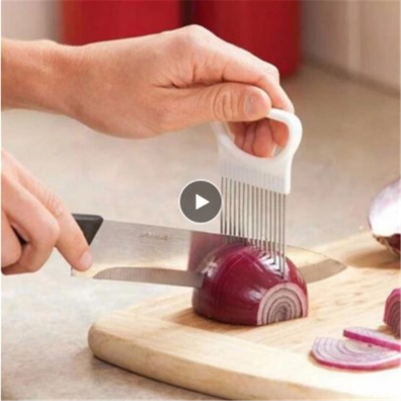 1PC Stainless Steel Onion Needle Onion Holder