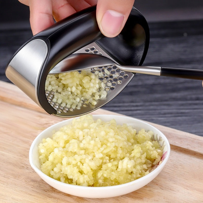 1pcs Manual Stainless Steel Garlic Press