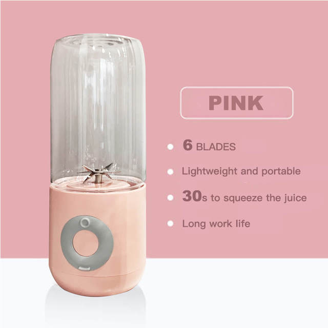 500ML Six-knife Electric Juicer Smoothie Blender Cup Mini