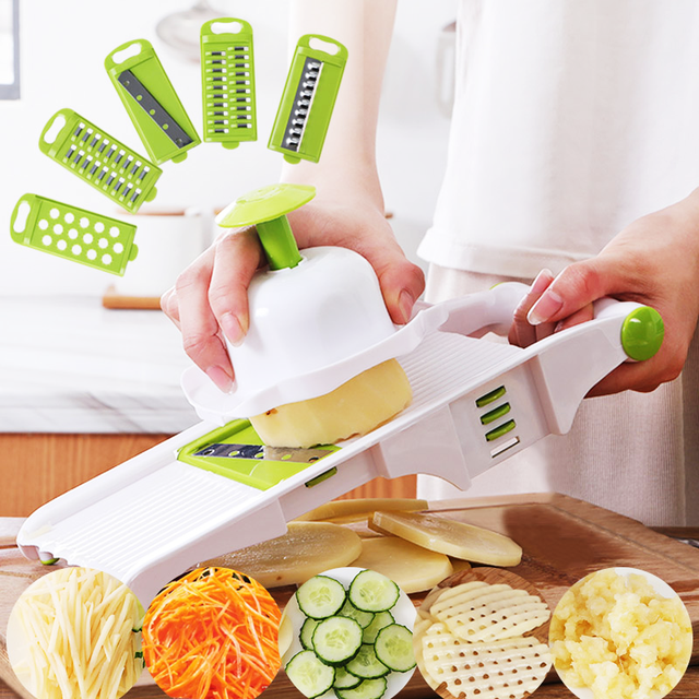 Vegetable Slicer Multi Cutter Grater