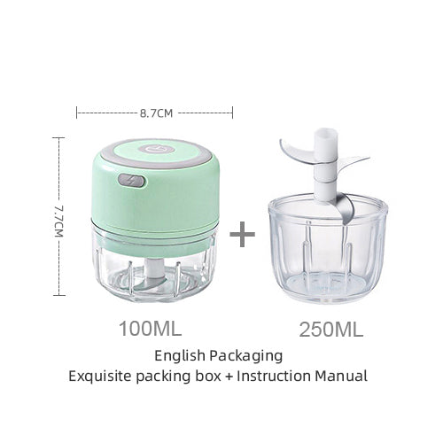 Mini Electric Garlic Chopper USB Charging