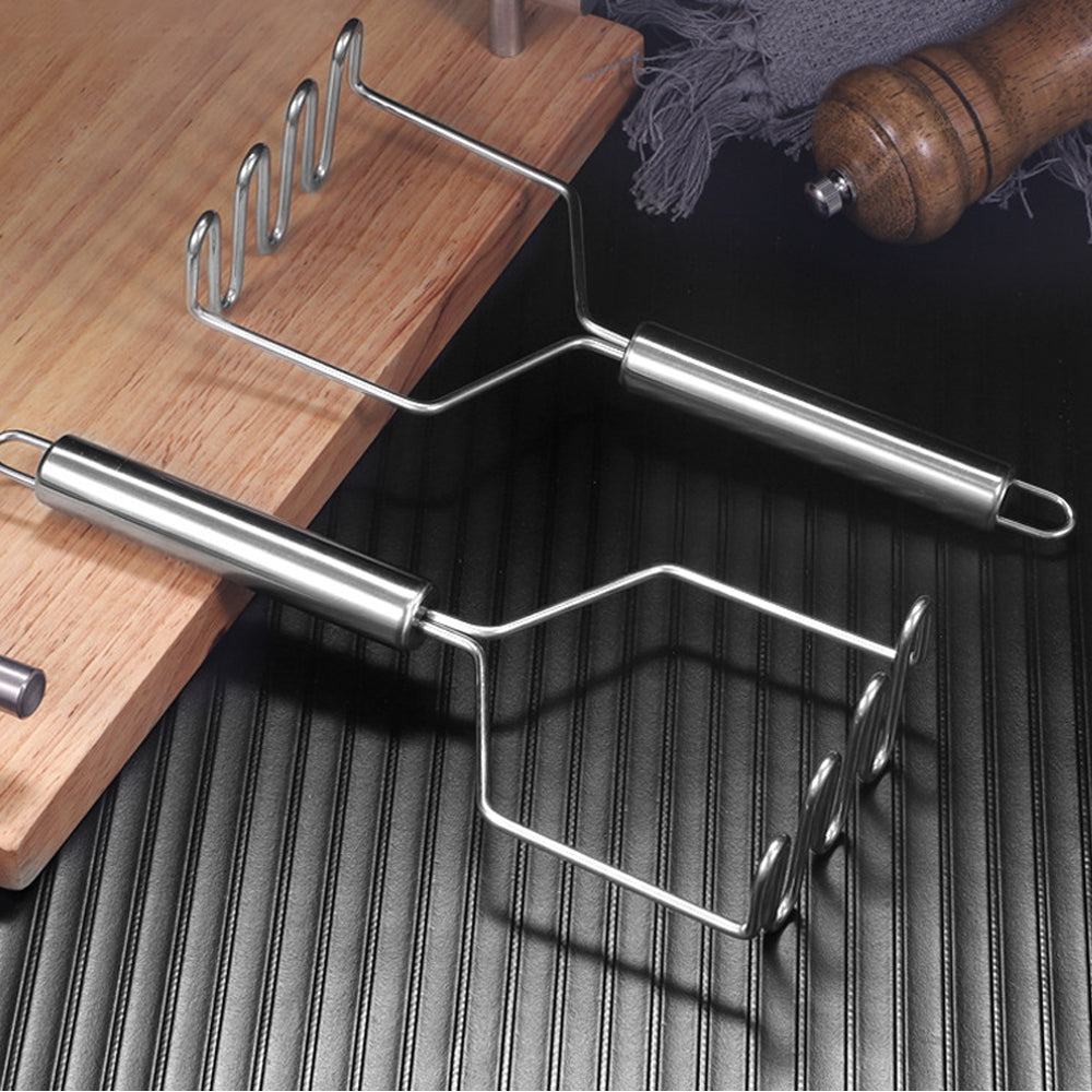 Stainless Steel Wave Shape Potato Masher Cutter