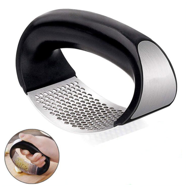 1pcs Stainless Steel Garlic Press Manual